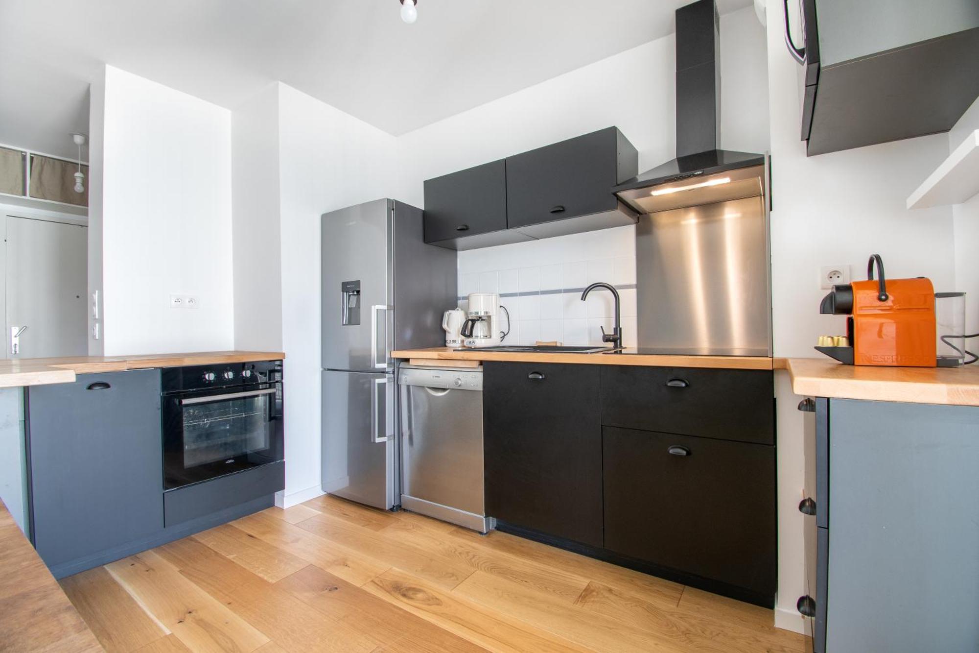 Cosy T2 De 50 M² Centre-Ville Avec Garage & Balcon Nantes Exteriér fotografie
